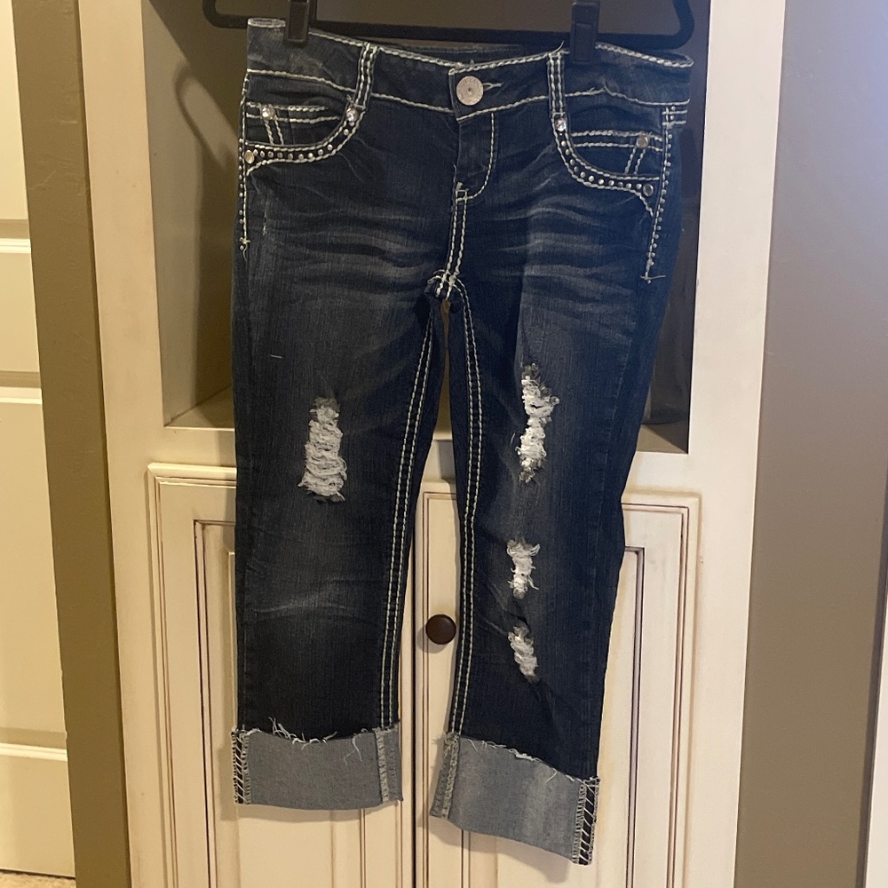 Denim Capris